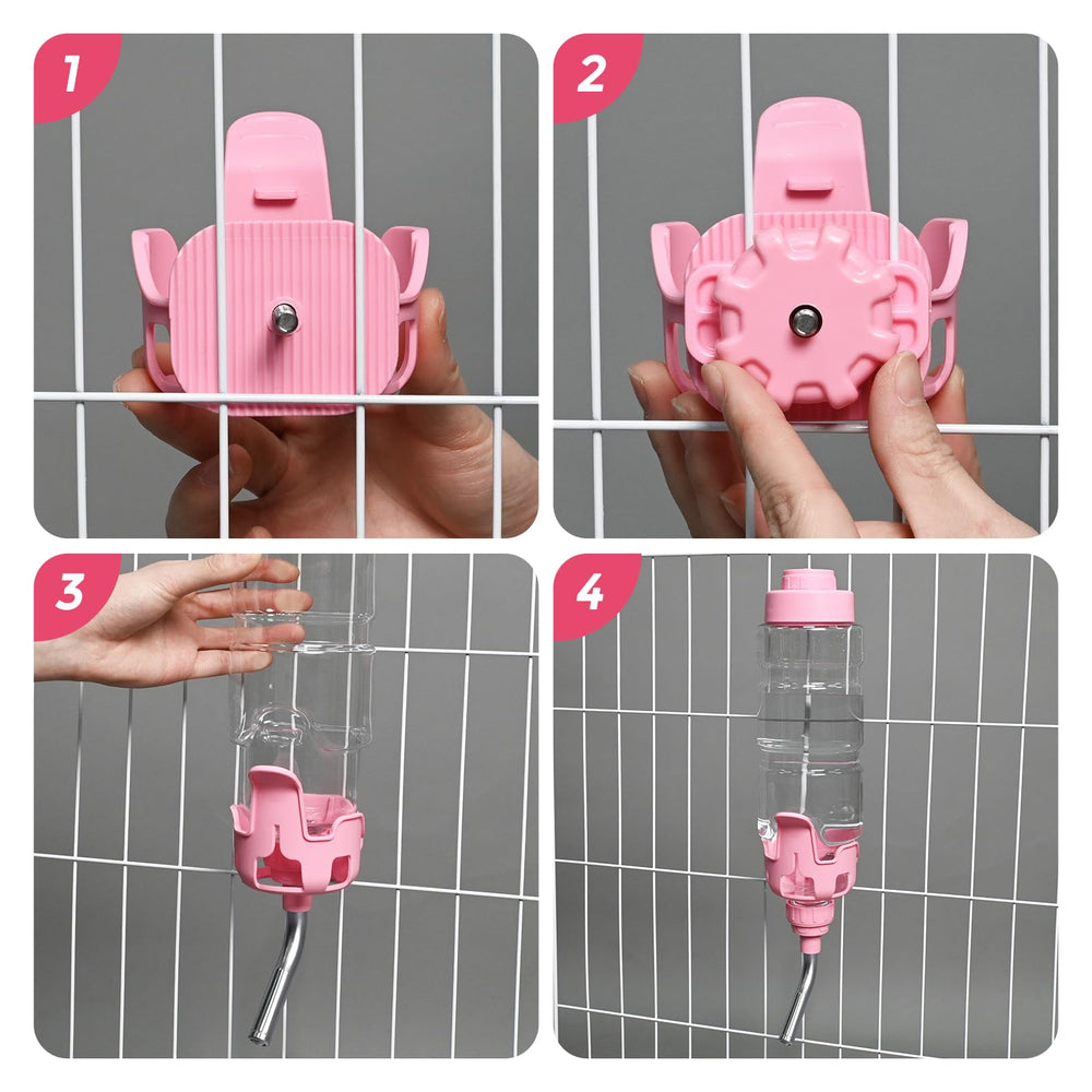 Large 34-ounce capacity supports longer intervals between refills for pets.