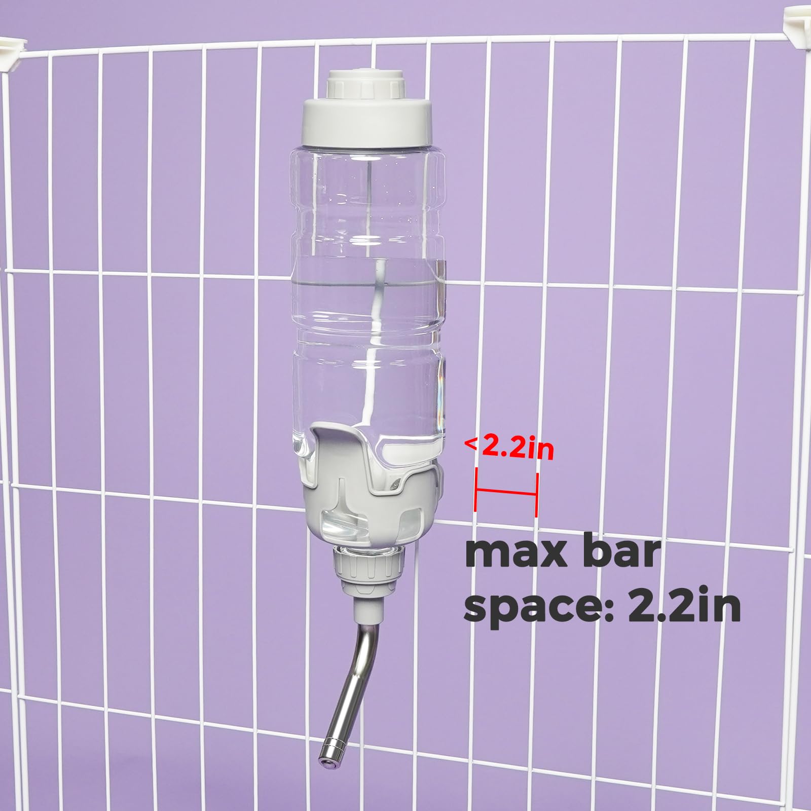 Vannon no-drip dispensing system for tidy cages