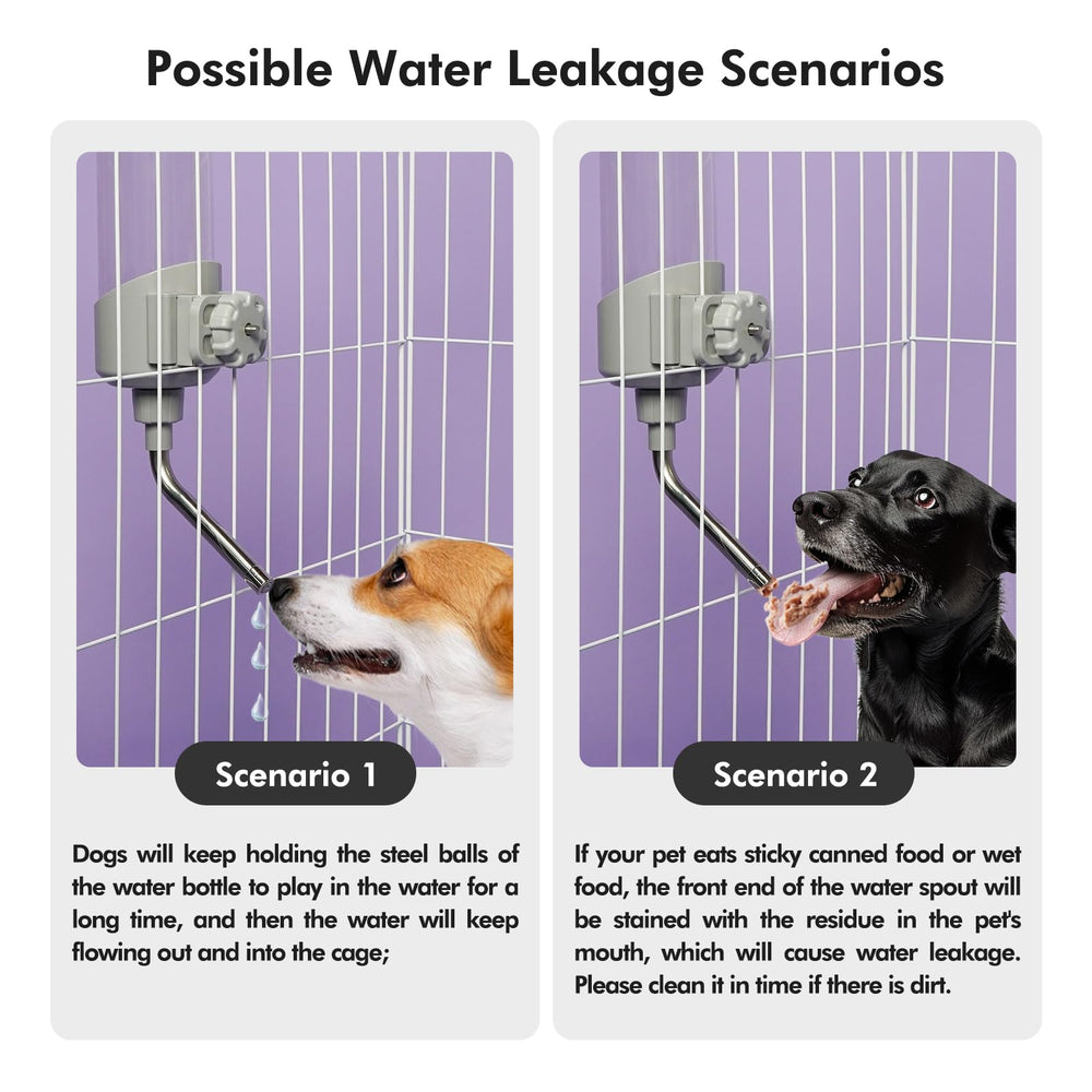 Three stainless steel balls inside the one-piece nozzle to reduce chew risk