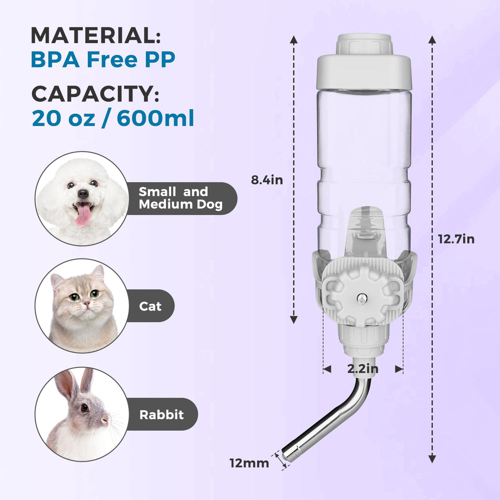Vannon one-piece stainless steel nozzle reduces breakage risk during daily use.