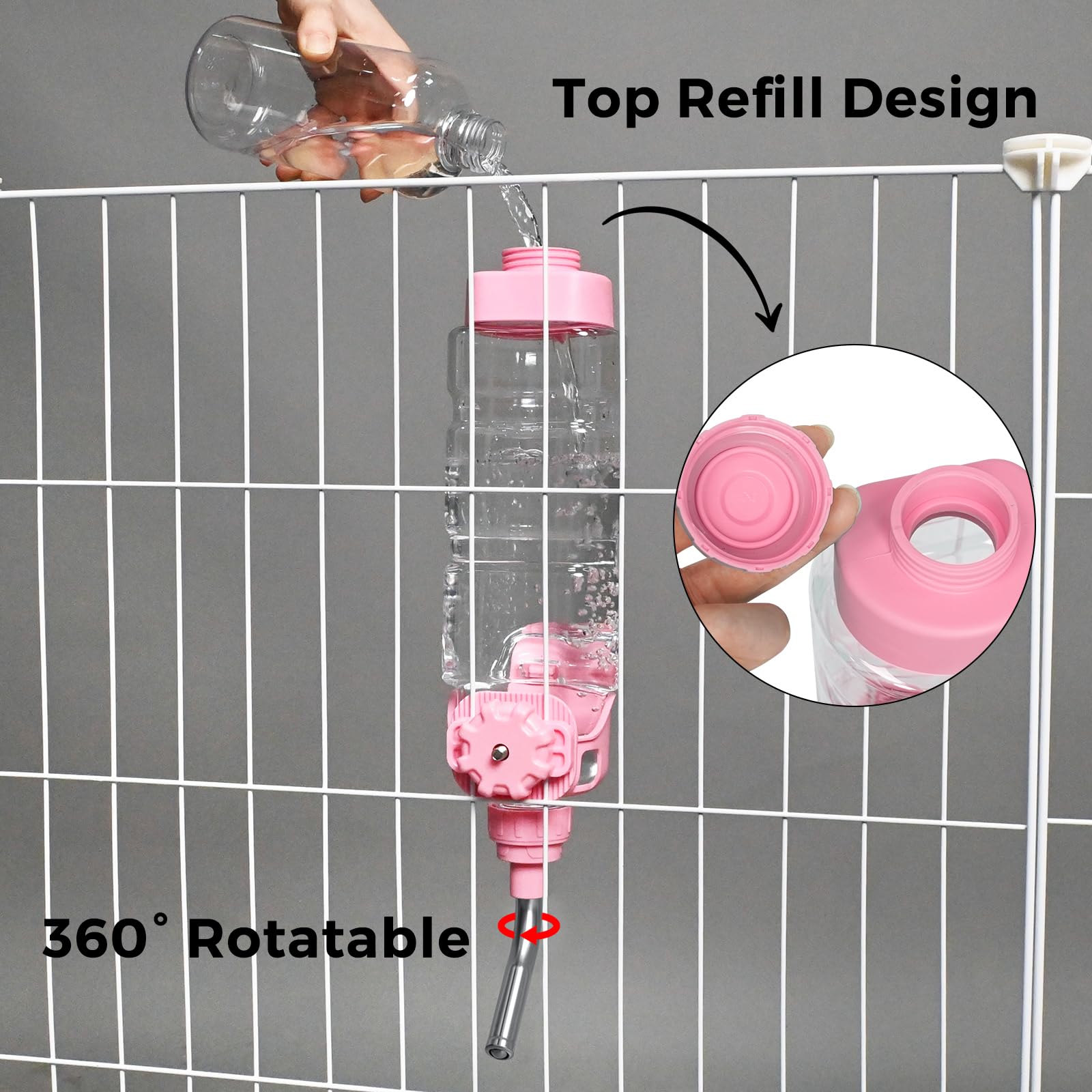 Vannon Pet team provides helpful support for crate water solutions.