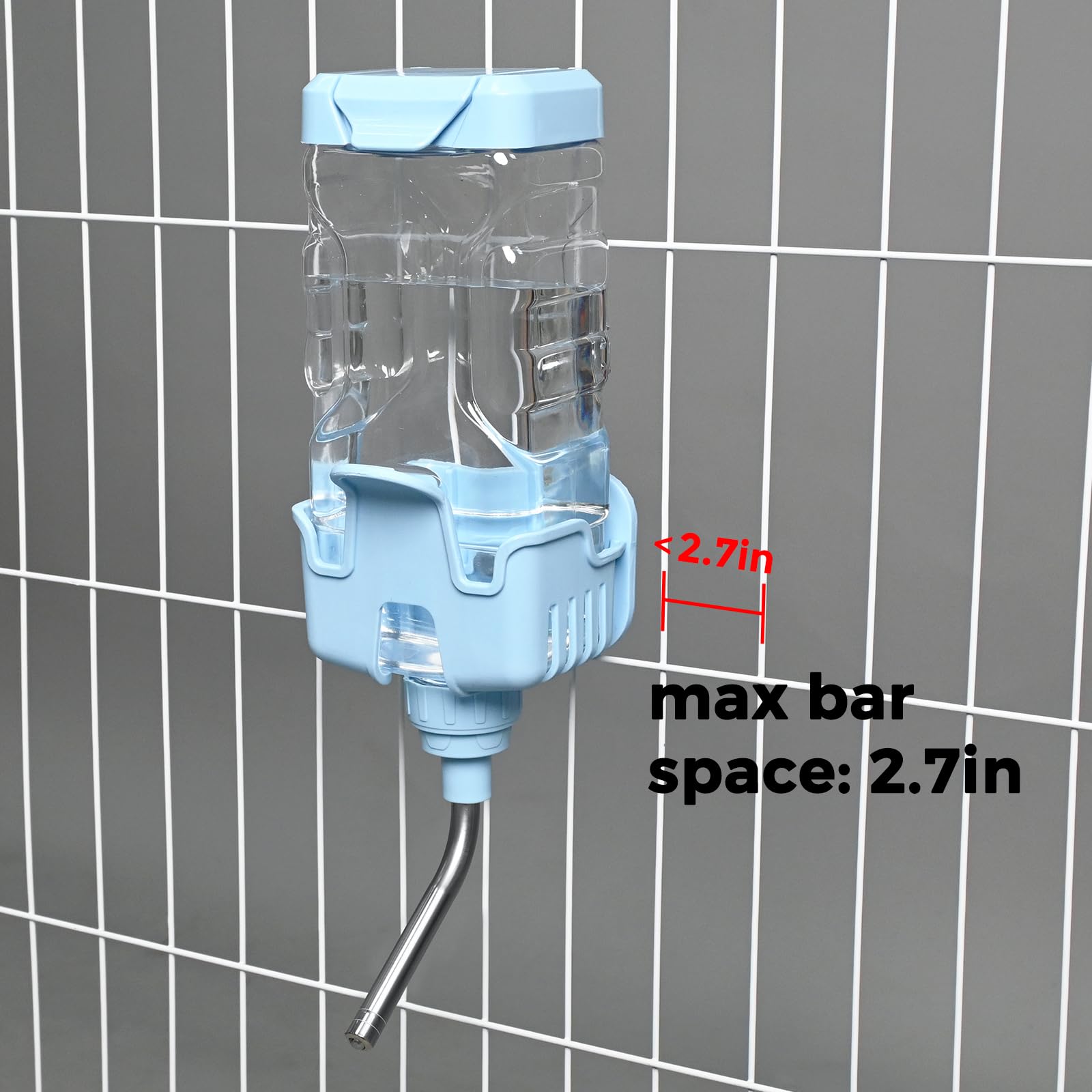 Vannon double splints lock bottle and enhance immobility in cages.