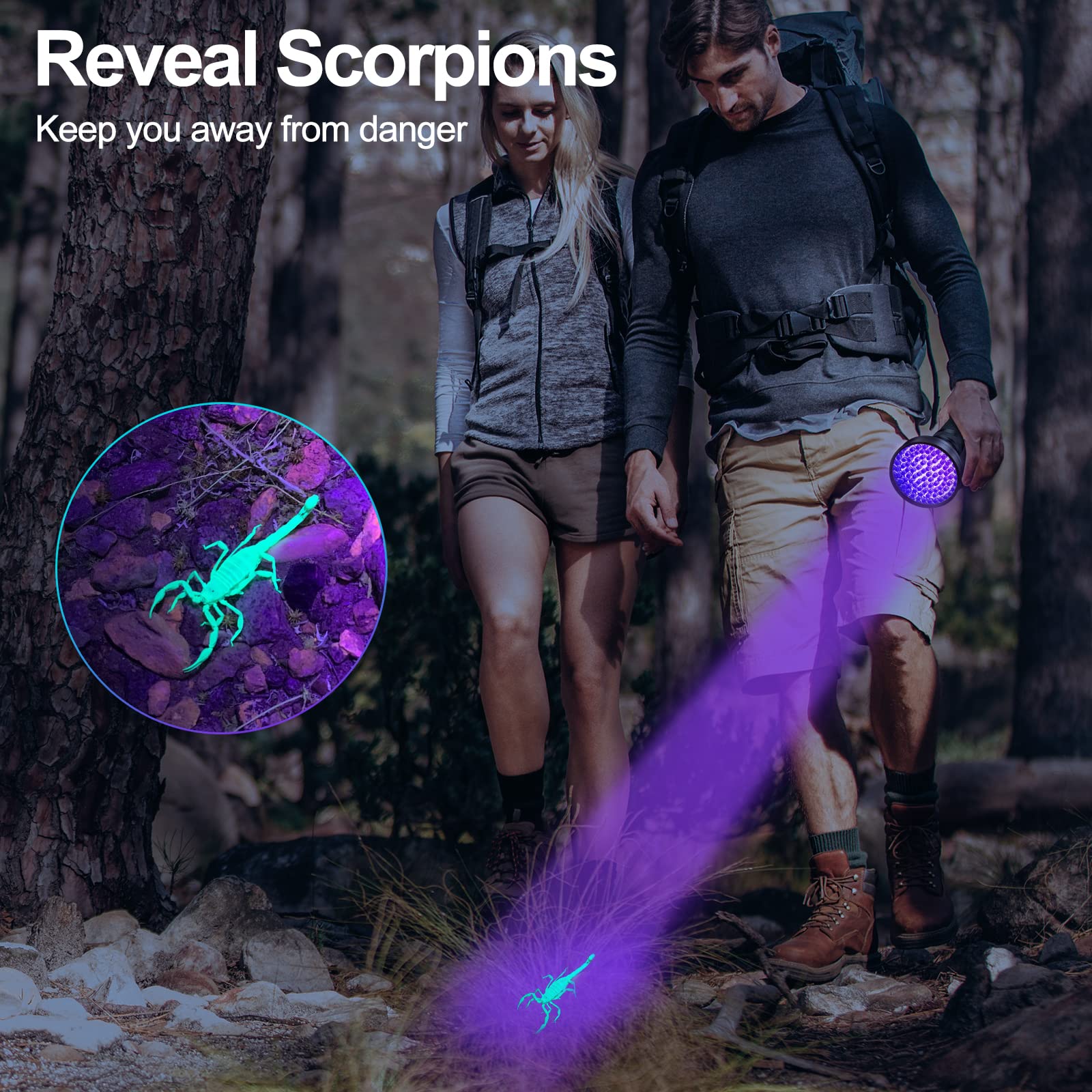 Vansky UV flashlight detects urine marks without wet-stain confusion