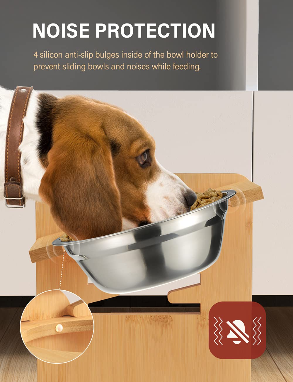 Vantic 15-degree tilt platform supports comfortable feeding posture