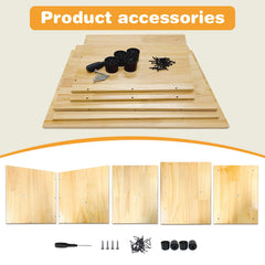 varrisin spacious interior of cat house for bowls and comfort