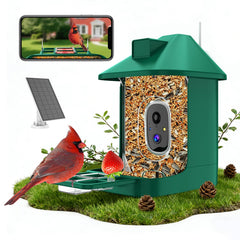 Vatjubi birdfeeder camera front view for reliable backyard birdwatching.