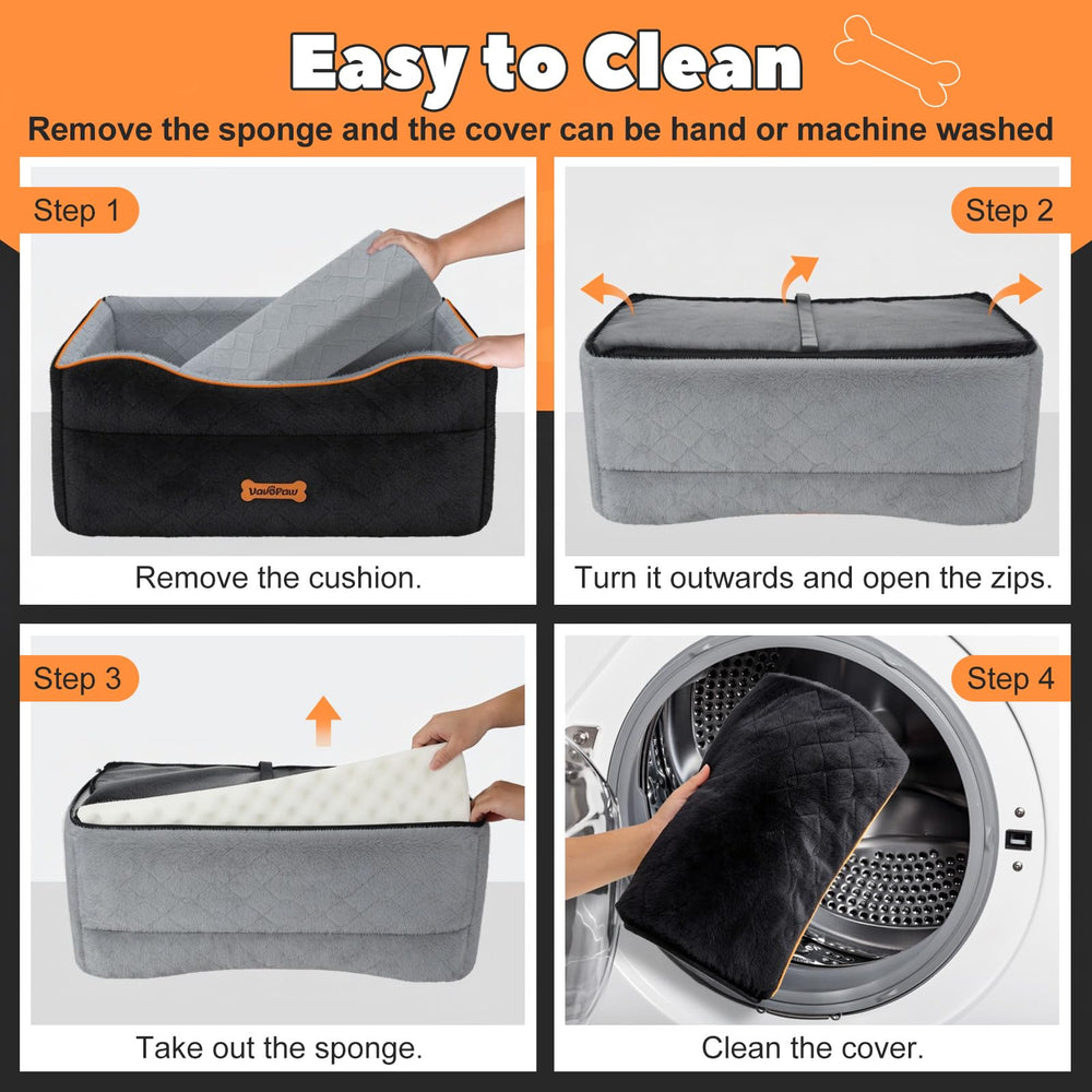 VavoPaw non-slip bottom stabilizes the booster seat during driving.