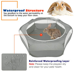 VavoPaw indoor pet cage tent creates a versatile play area.