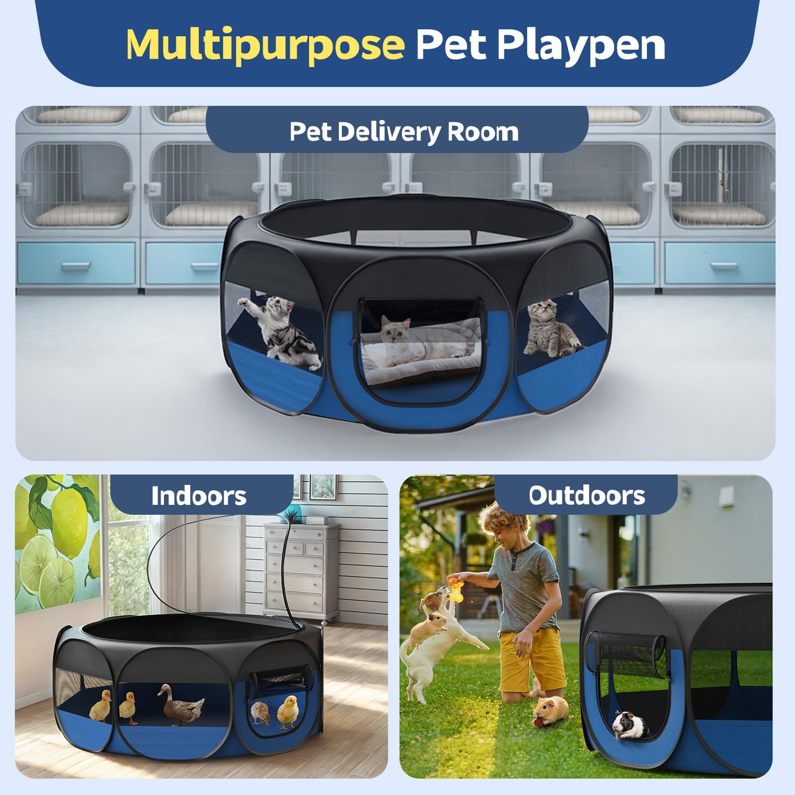 VavoPaw indoor-outdoor versatility makes it suitable for chicks, rabbits, and small pets.