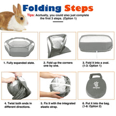 VavoPaw portable outdoor yard enables safe exploration for pets.