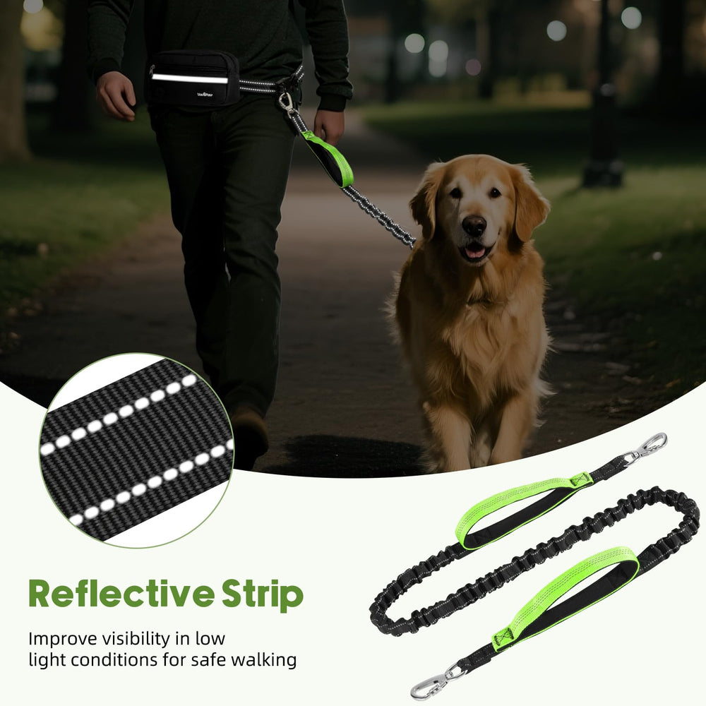 VavoPaw reflective strips boost night visibility for safer outings.