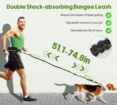 VavoPaw shock-absorbing leash reduces pull impact for smoother walks.