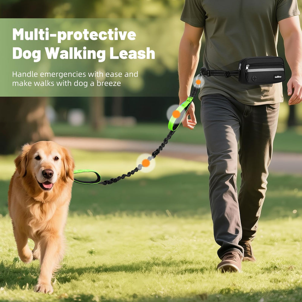 VavoPaw waist-pack holds phone, keys, treats, and bags.