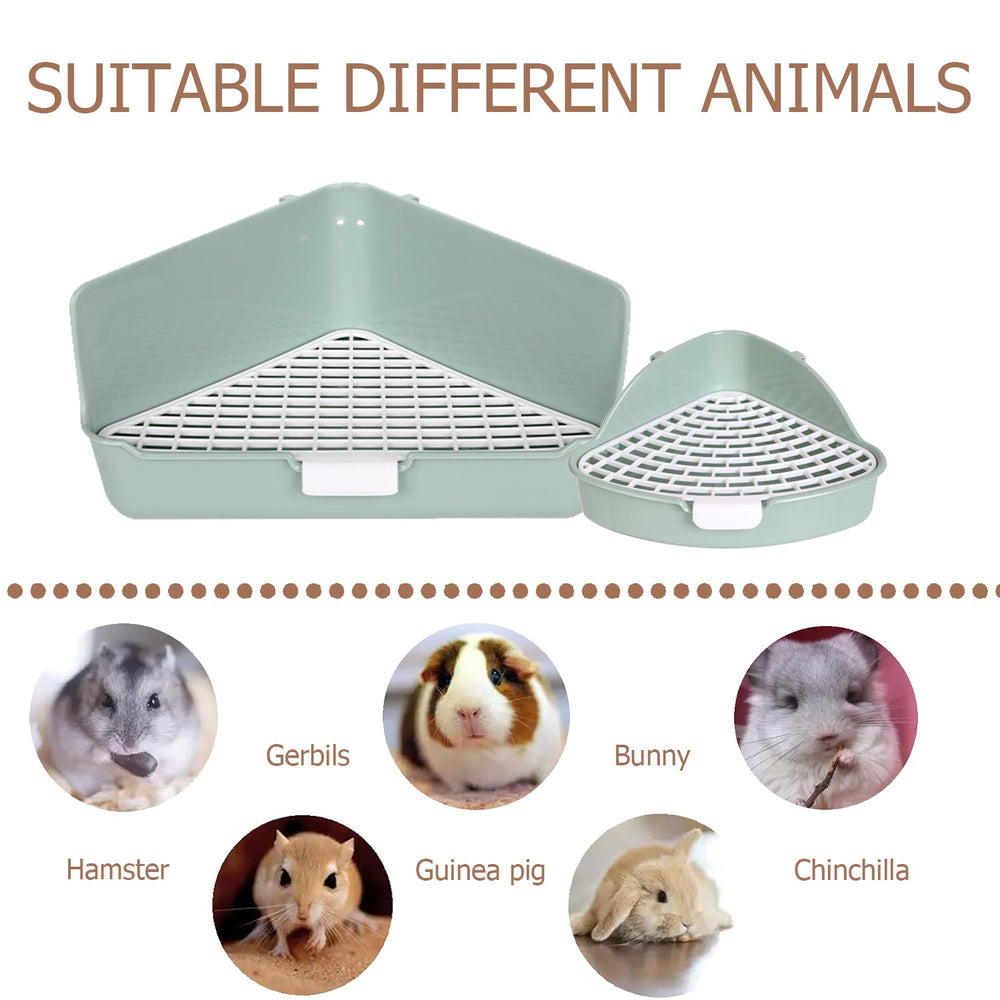 Vayinana rabbit litter box in cage installed neatly to reduce mess
