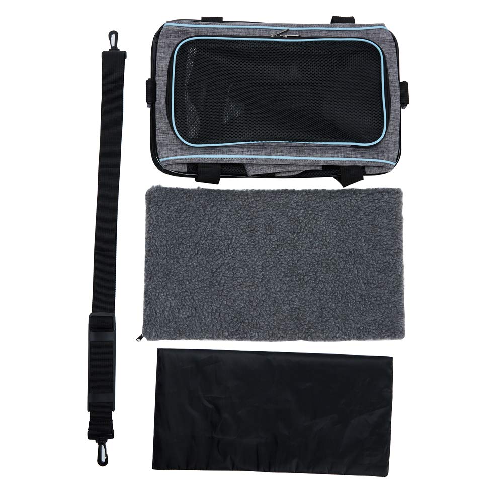 Vceoa pet carrier adjustable strap for easy carrying