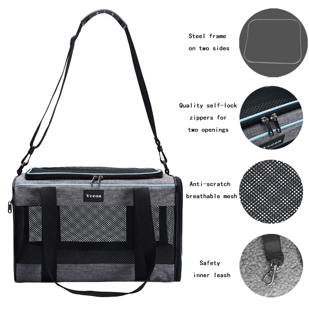 Vceoa pet carrier removable base insert