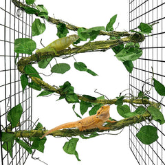 VCEPJH large reptile vines 118-inch branch for climbing and enrichment in enclosures