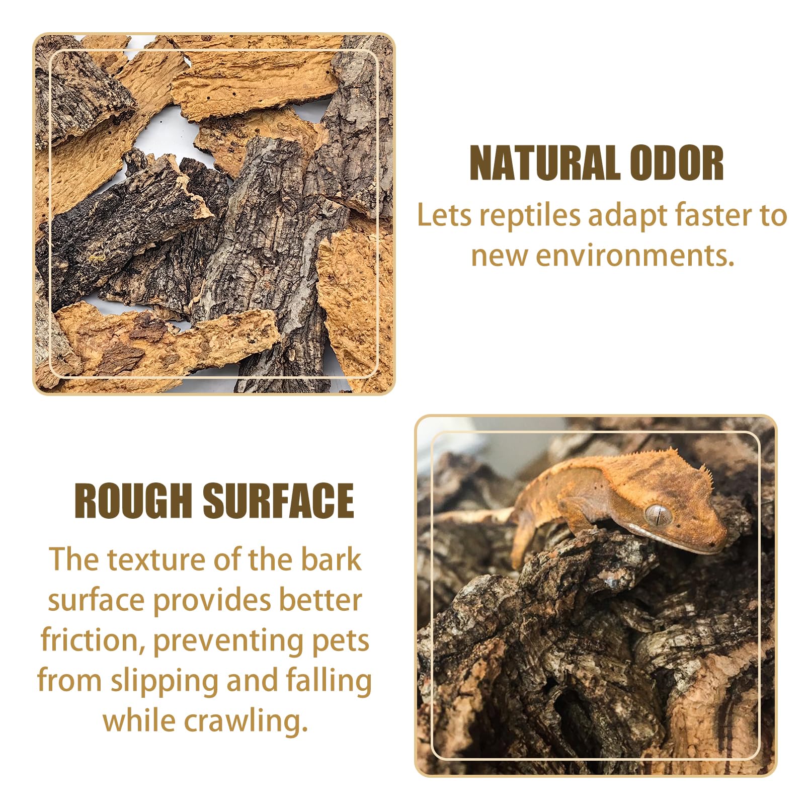 VCEPJH natural cork bark terrarium texture for authentic look
