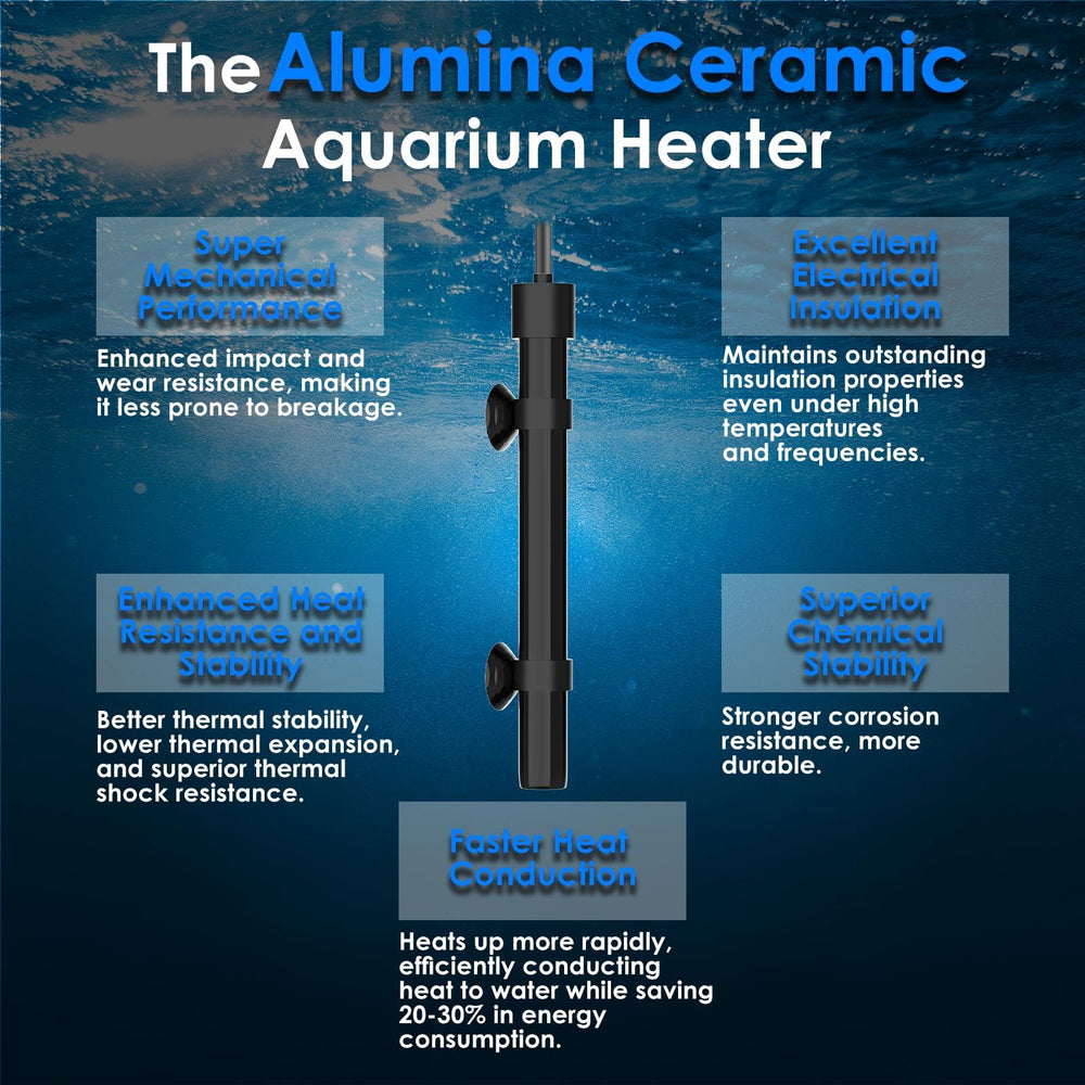 VCRAZE alumina ceramic heater offers durable construction and stable heat
