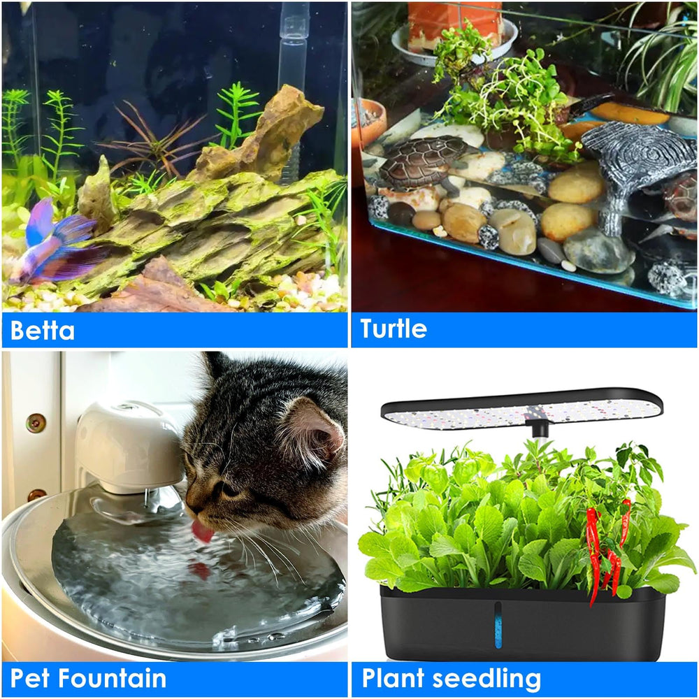 VCRAZE compact design ideal for small tanks and turtles
