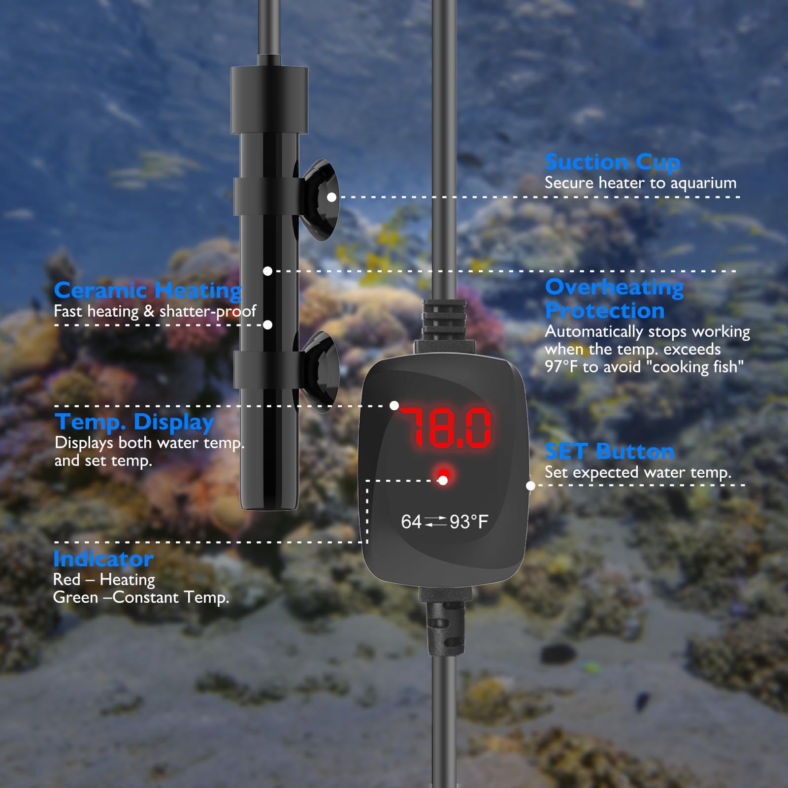 VCRAZE inverter technology delivers precise temperature control.