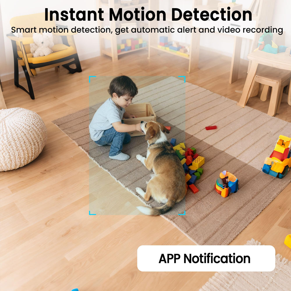 vebiliki Indoor Camera compact design for easy tool-free installation