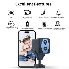 vebiliki Indoor Camera night vision enhanced for clear footage in darkness