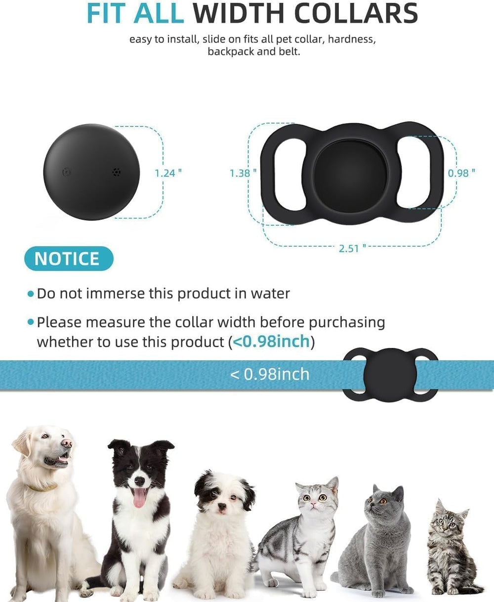 Vebiso anti-lost use-case with pets and belongings.