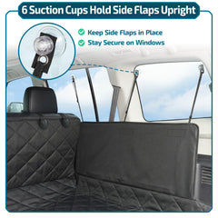 Veckle non-slip backing keeps dogs secure on the cargo liner