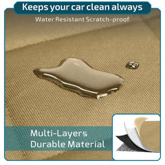 Veckle water-resistant liner guards against mud and drool.