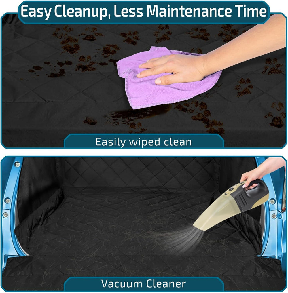 Veckle water-resistant material blocks mud and drool.