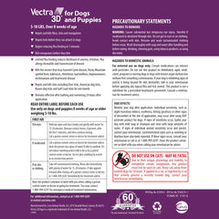 Vectra 3D Extra Small Dog topical application shows simple spot-on dosing.