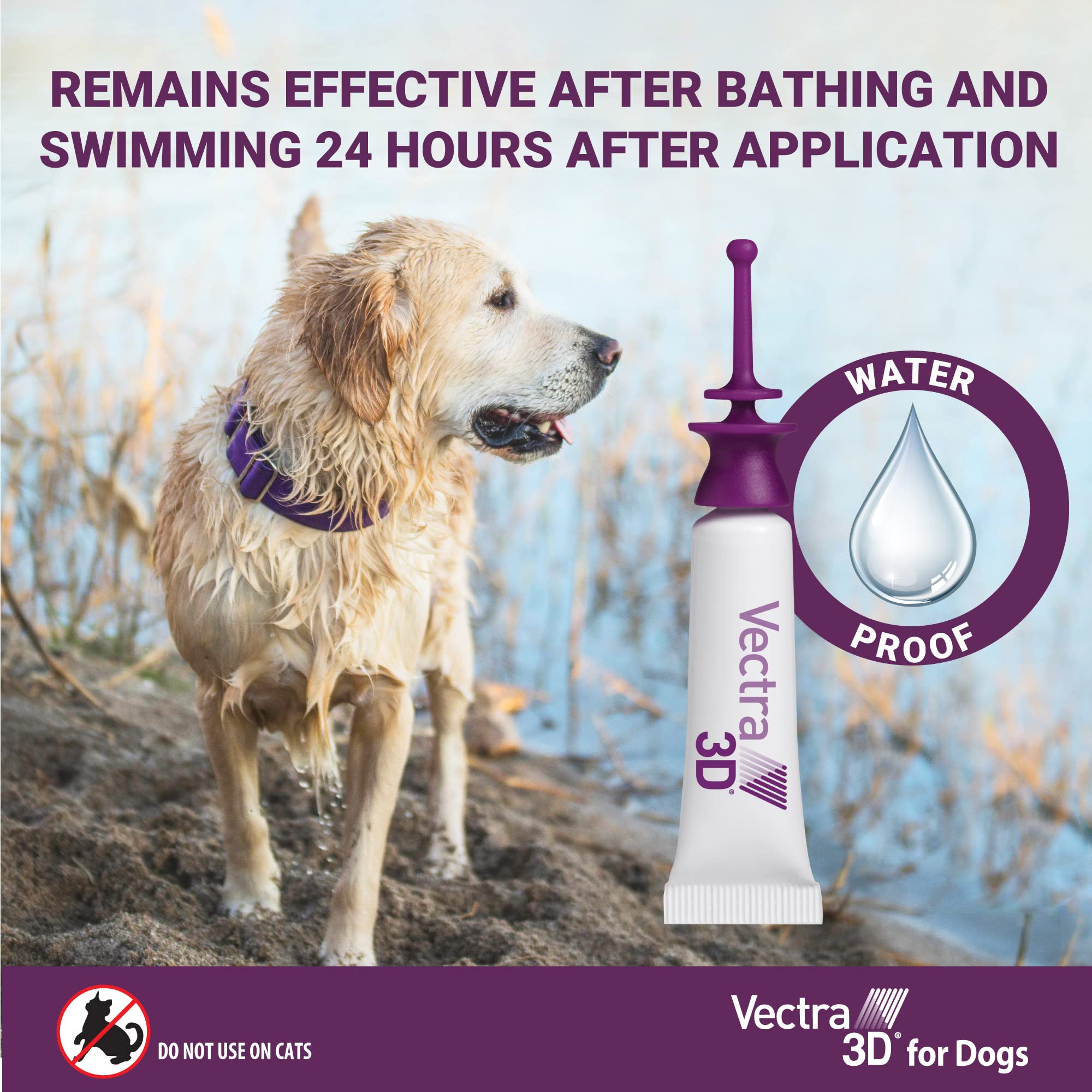 Vectra 3D repels ticks and mosquitoes for outdoor adventures.
