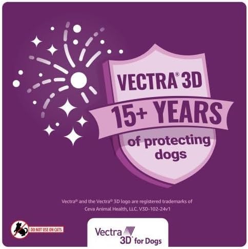 Waterproof after 24 hours, the coat stays protected with Vectra 3D.