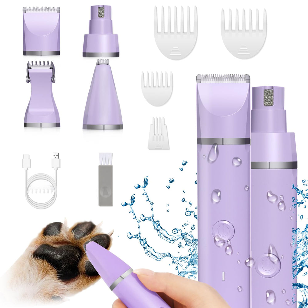 Veeconn cordless dog grooming clippers kit for convenient at-home grooming.