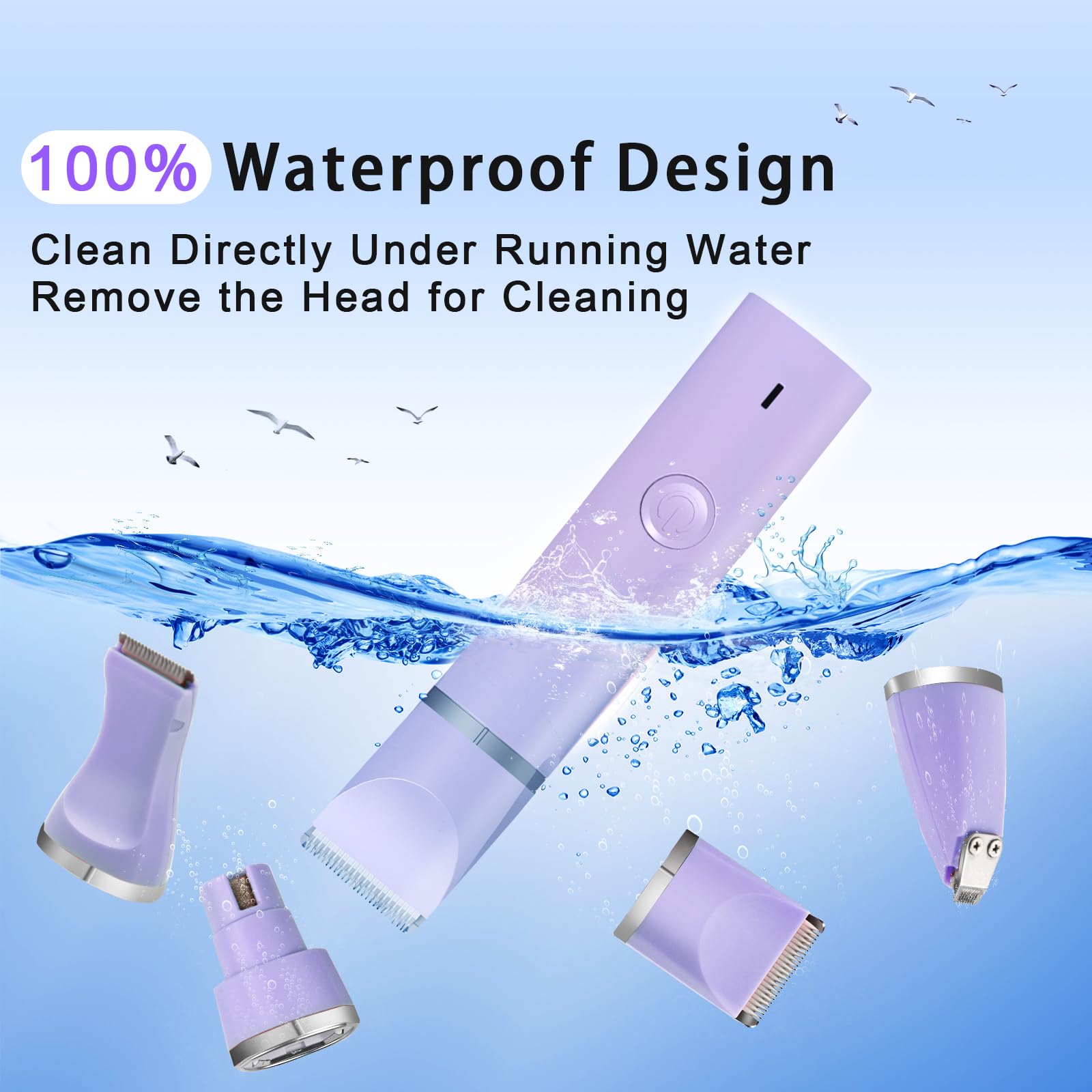 Veeconn clippers operate quietly to calm anxious pets.