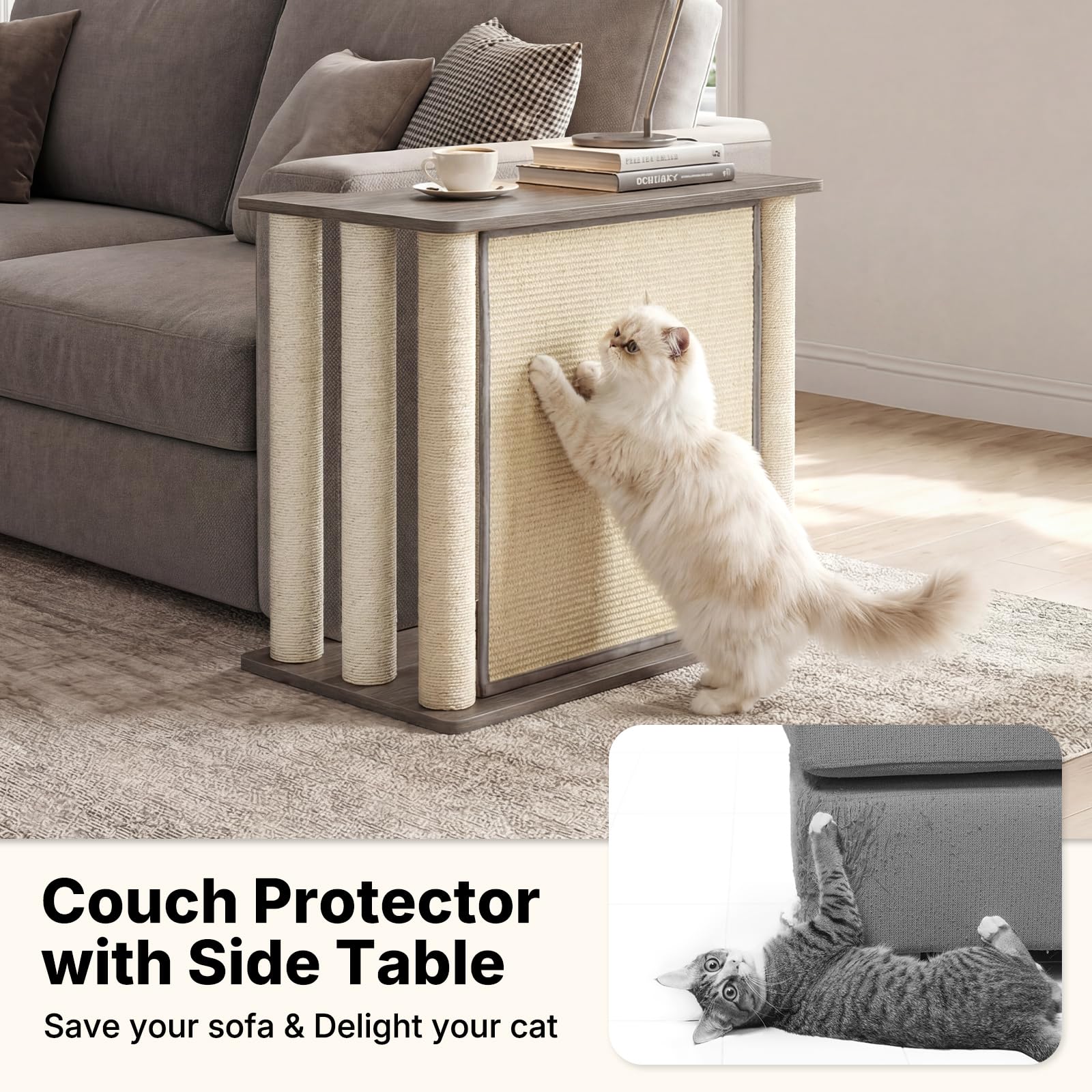 Veehoo cat scratching posts support healthy play without mess.