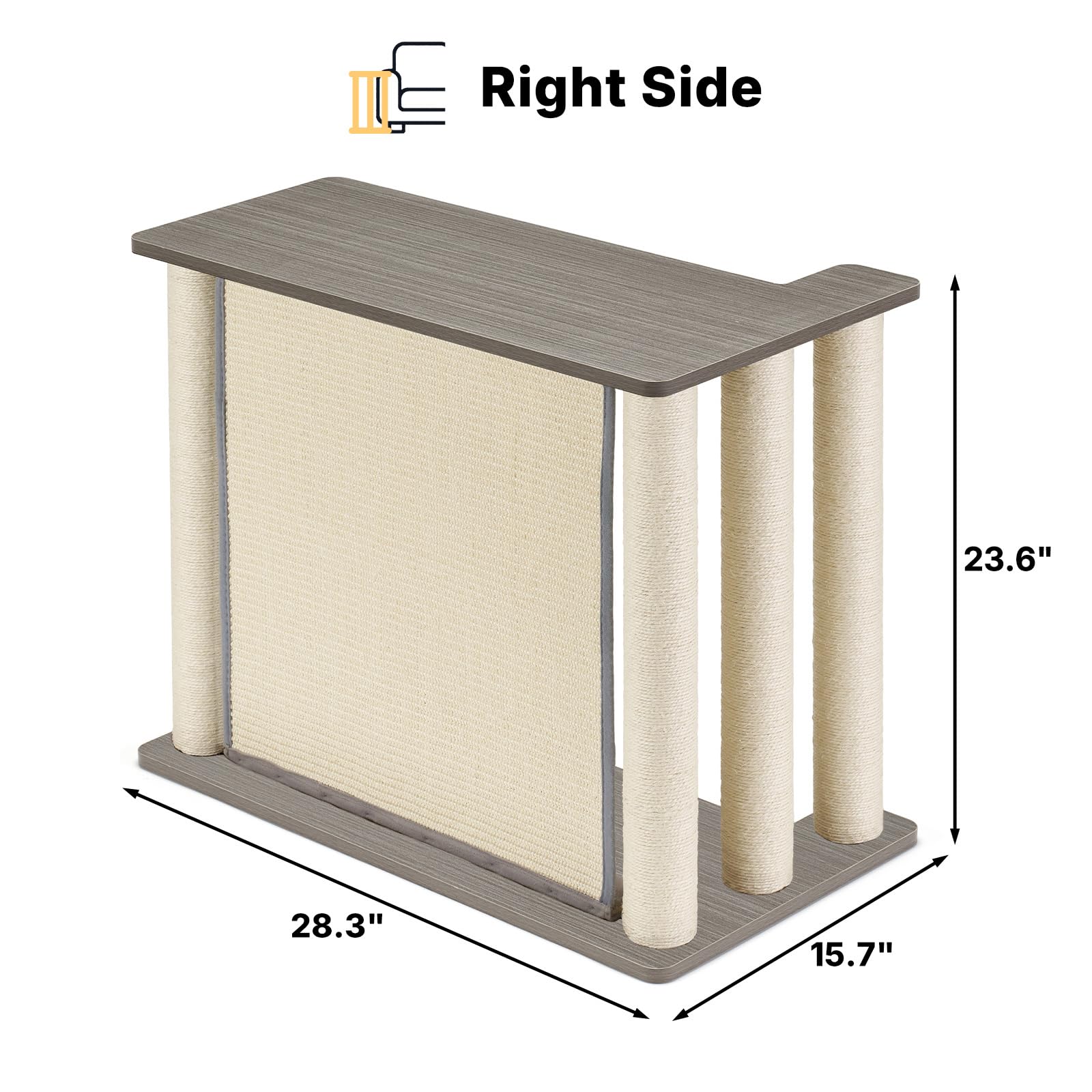 Veehoo left or right orientation lets you tailor to your space.