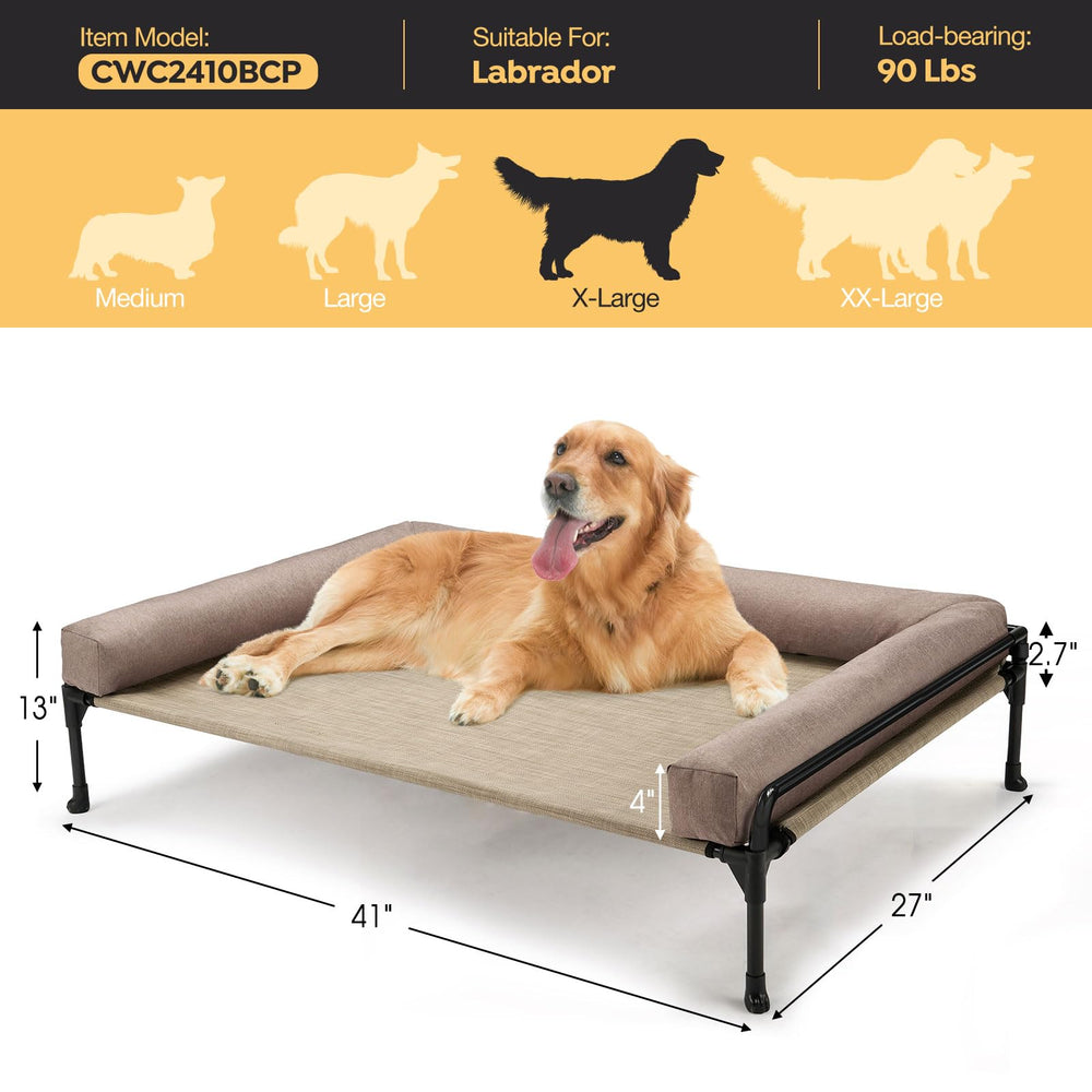 Veehoo durable steel frame supporting large dogs