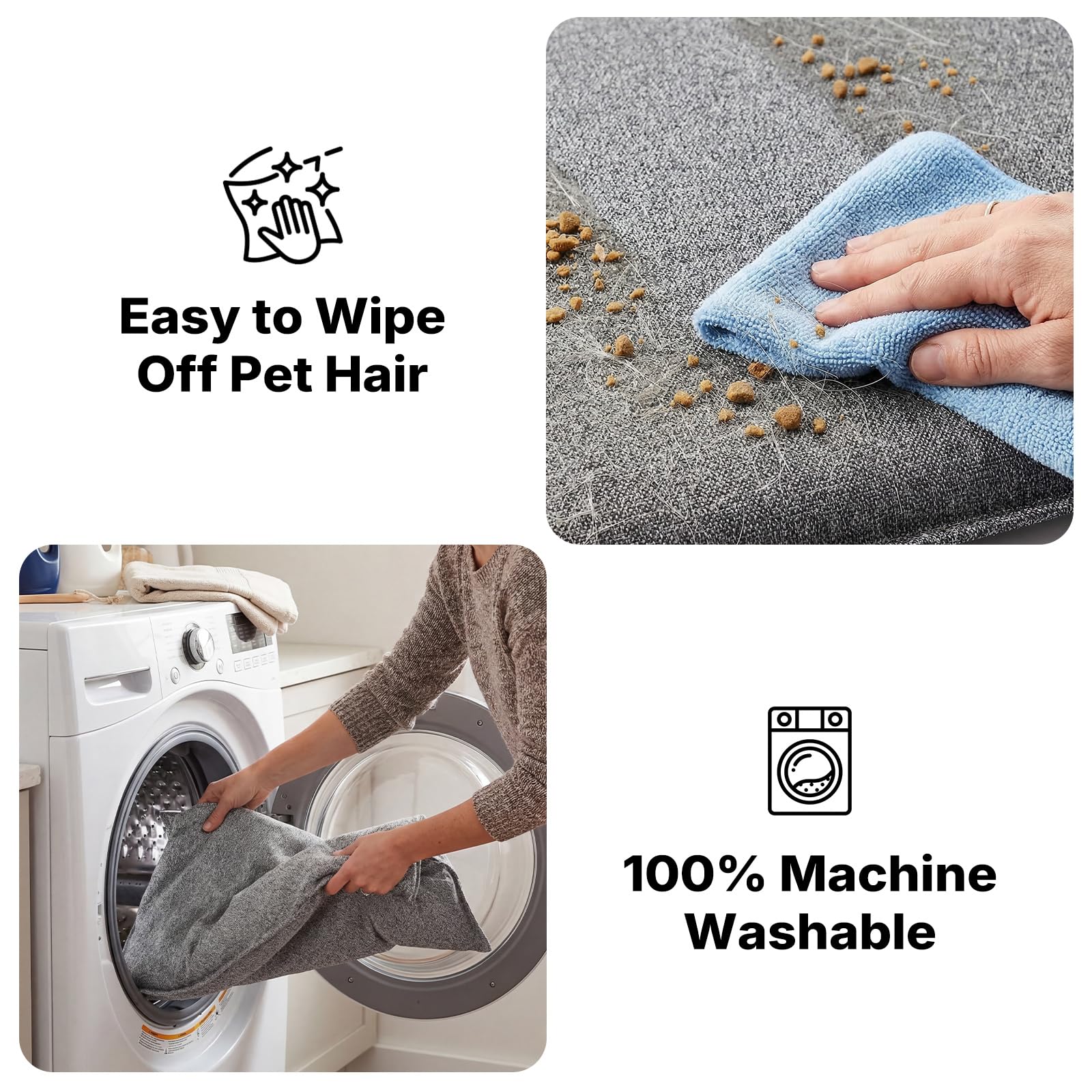 Veehoo machine-washable design simplifies cleaning and maintenance.