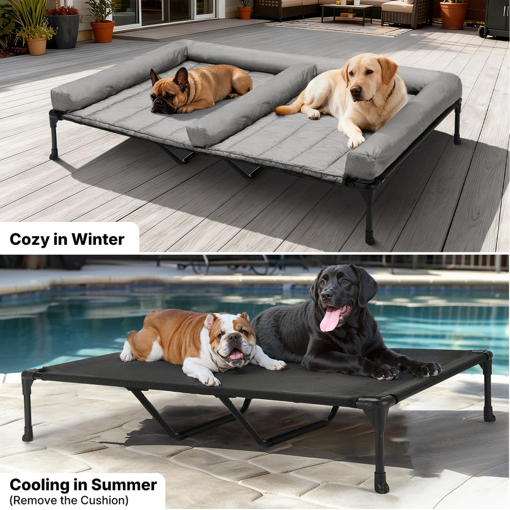 Veehoo waterproof bolster mat protects and cleans easily.