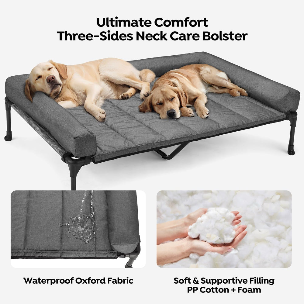 Veehoo breathable Teslin mesh promotes cooling airflow through the bed.