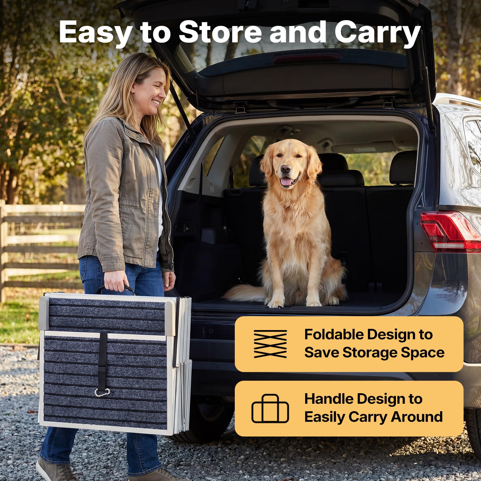 Veehoo aluminum frame provides durable yet lightweight support for portability.