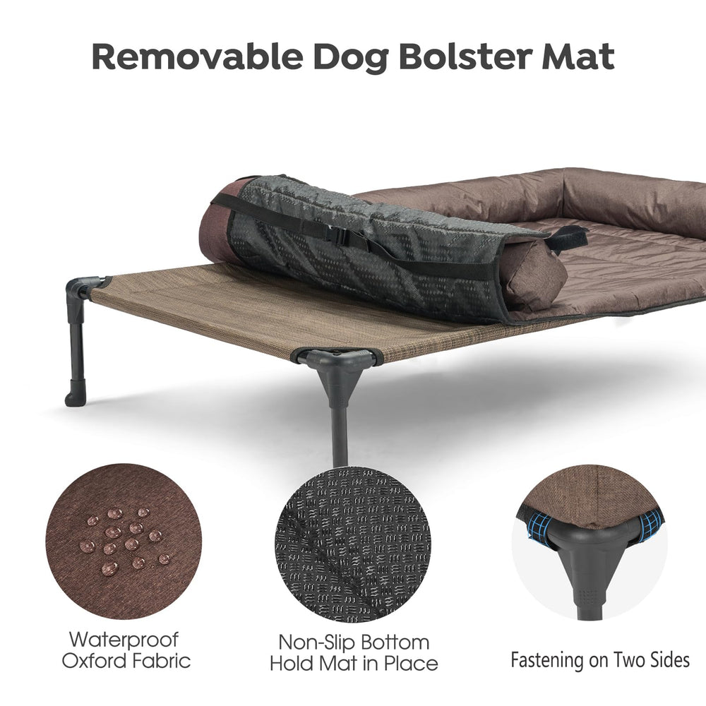 Veehoo breathable Teslin mesh promotes cooling airflow for relaxed naps.