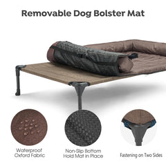 Veehoo breathable Teslin mesh promotes cooling airflow for relaxed naps.