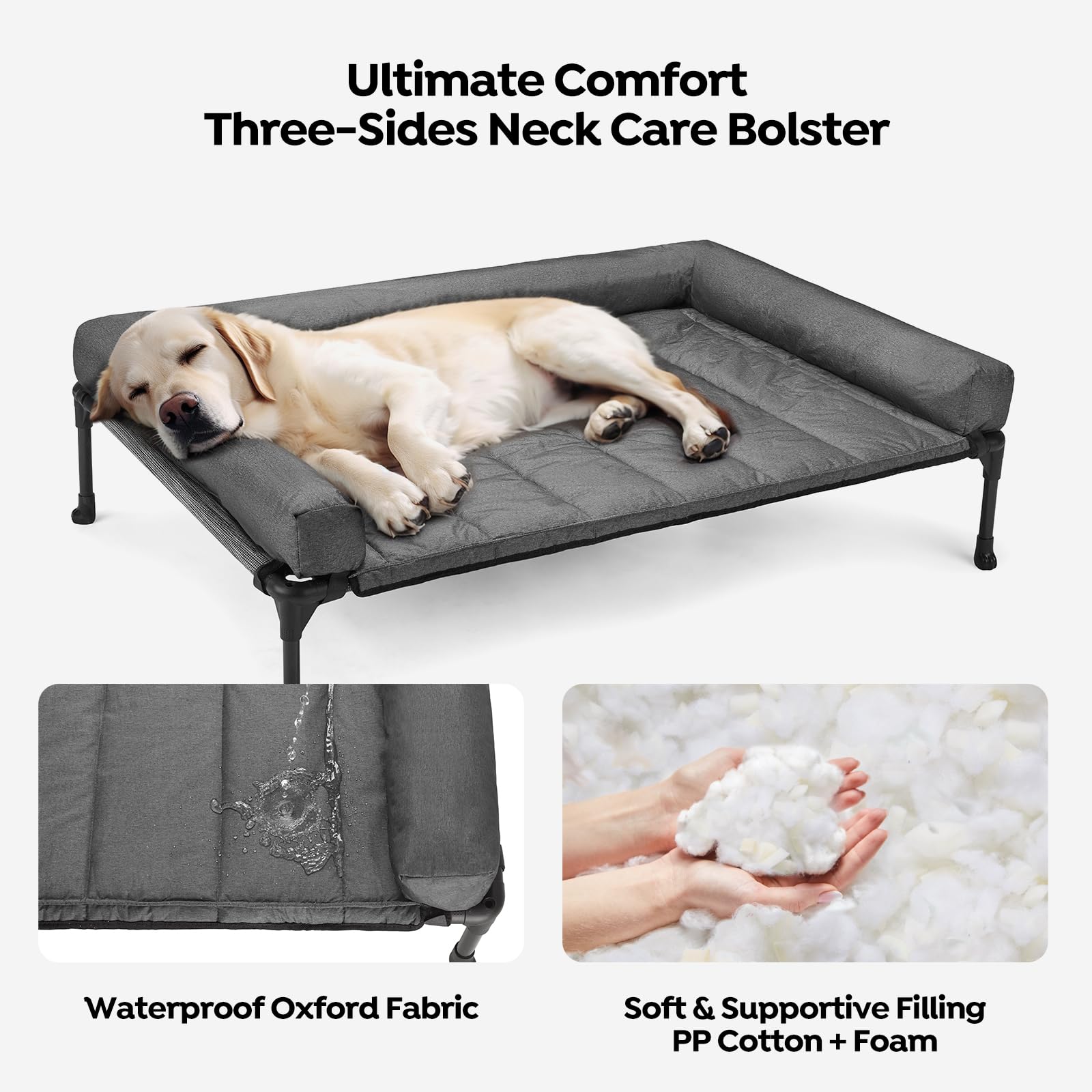 Veehoo breathable Teslin mesh promotes cooling airflow for pets