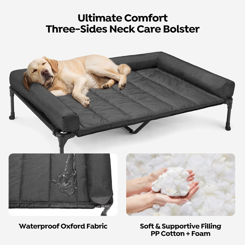 Veehoo removable cushion mat with waterproof surface easy to wipe clean