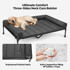 Veehoo removable cushion mat with waterproof surface easy to wipe clean