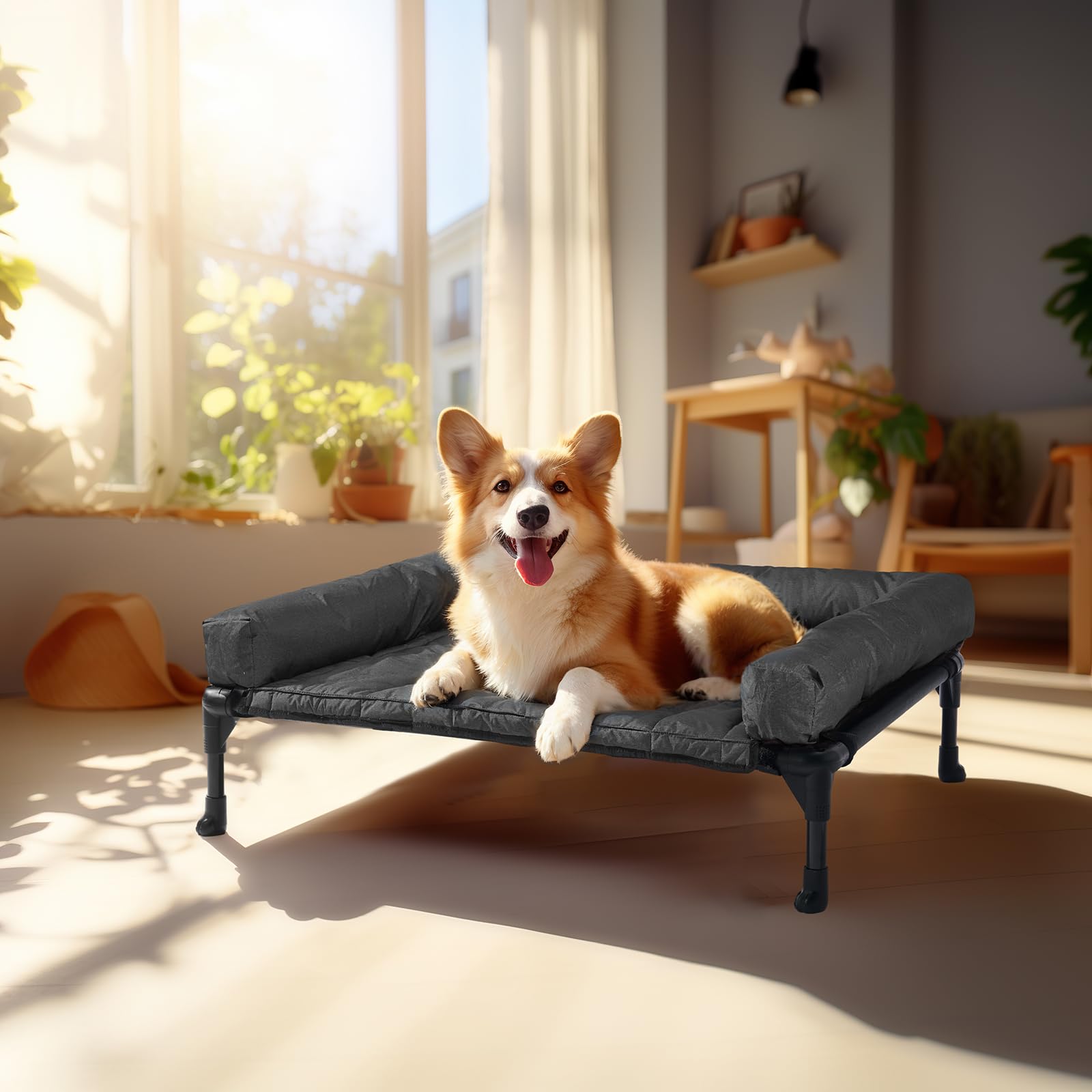 Veehoo bed is ideal for indoor and outdoor use.
