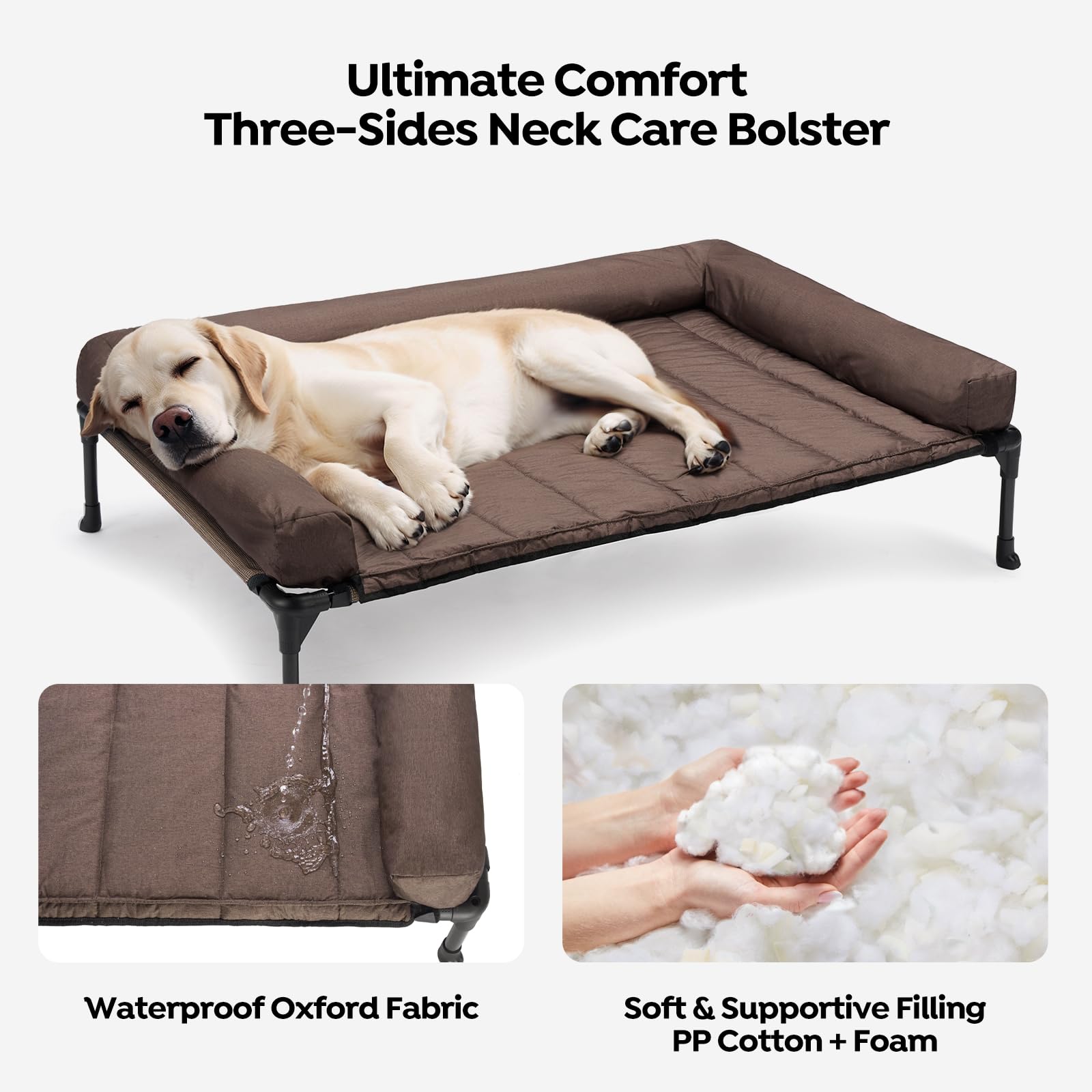 Veehoo Teslin mesh enables airflow to keep dogs cool on warm days.